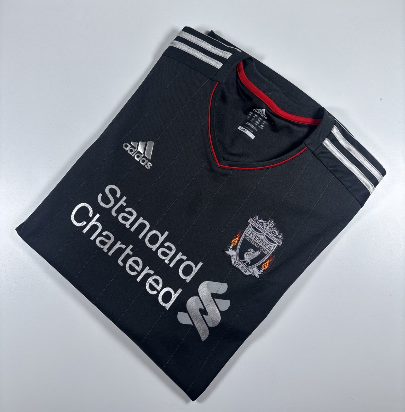Authentic Adidas Liverpool 2011/12 Away Shirt. Size XXL. for sale on Ebay
