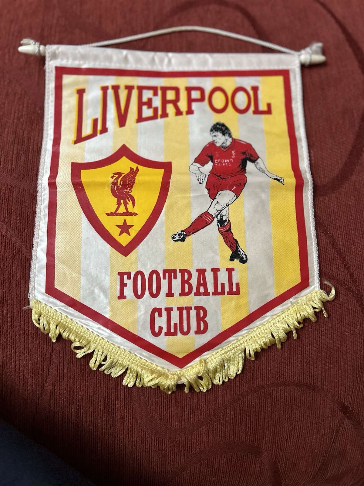 Vintage 80’s Liverpool FC Pennant for sale on Ebay