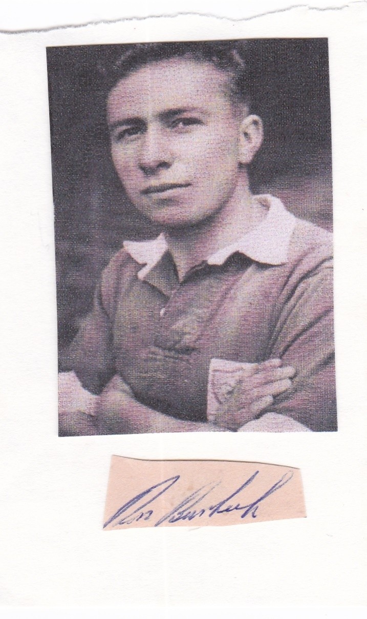 LEICESTER MIDDLESBROUGH RON BURBECK  AUTOGRAPH for sale on Ebay