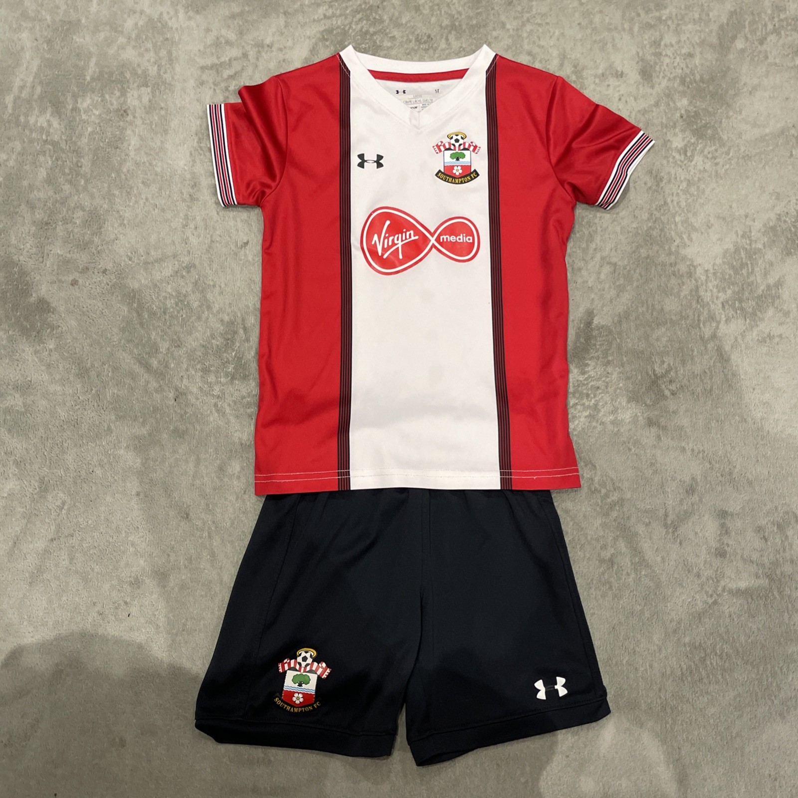 Age 5 Under Armour Southampton FC 2017-18 Kit for sale on Ebay