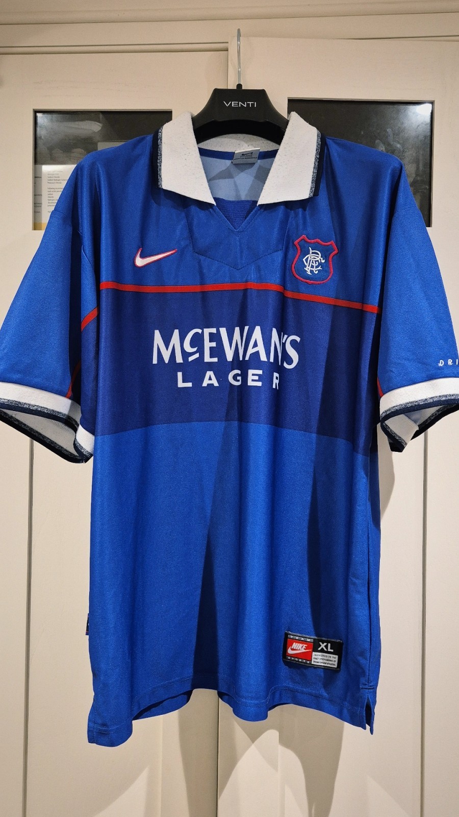 Original Glasgow Rangers Home Football Shirt 97/99 for sale on Ebay