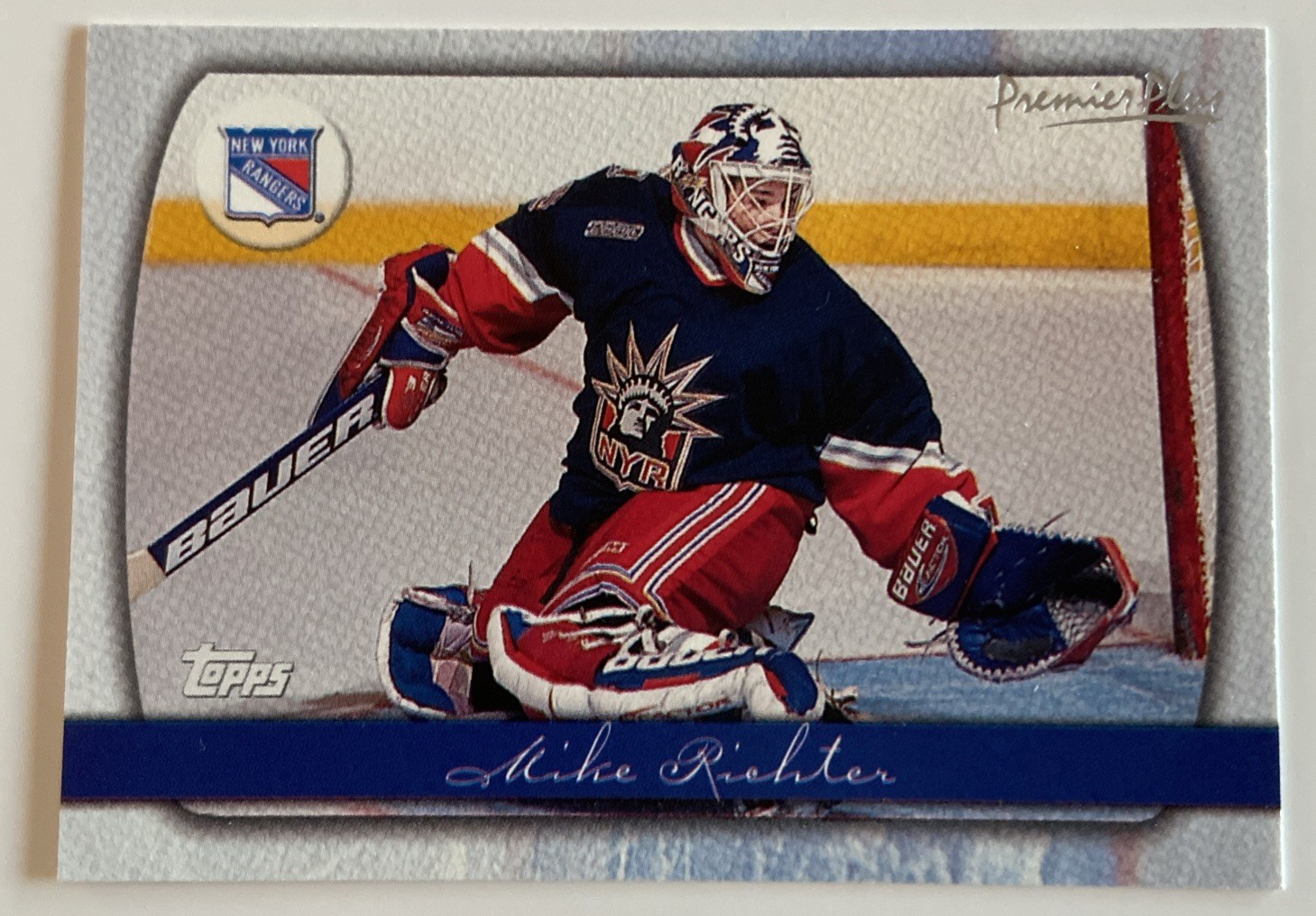 NHL Card - Mike Richter - Topps Premier Plus 2000 - Rangers for sale on Ebay