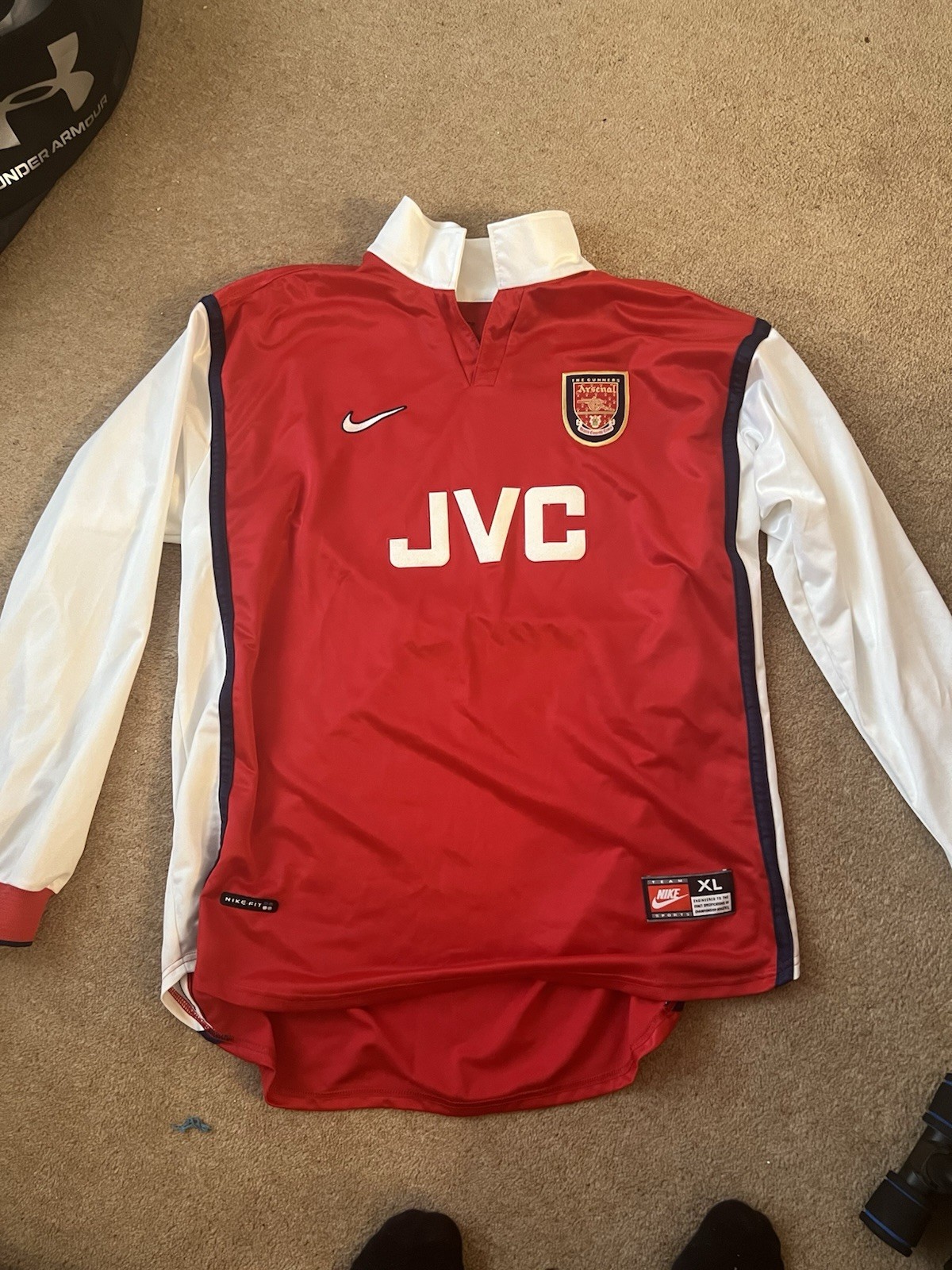 98/99 Arsenal Football Shirt Size XL for sale on Ebay
