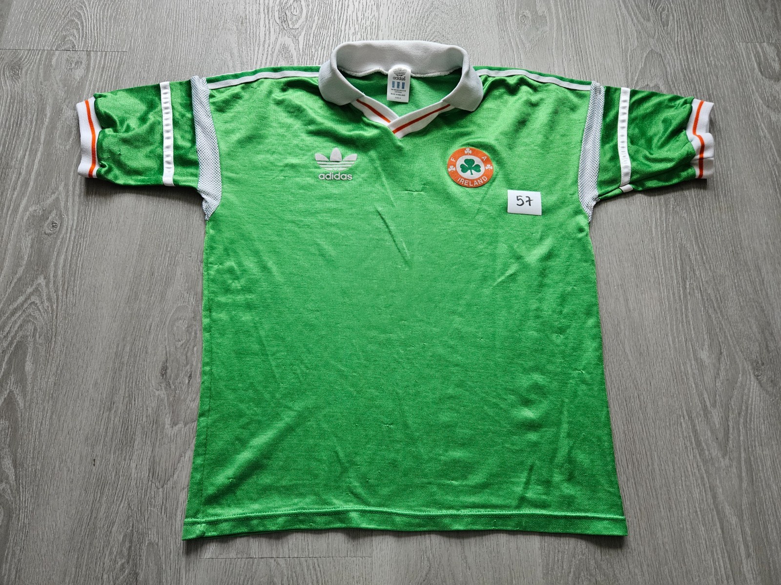 Mens adidas Republic of Ireland Home football shirt 1988 - 1990 Size M for sale on Ebay