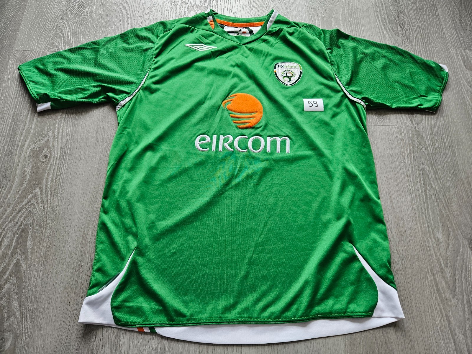 Mens Umbro Republic of Ireland Home football shirt 2006 - 2008 Size XL for sale on Ebay
