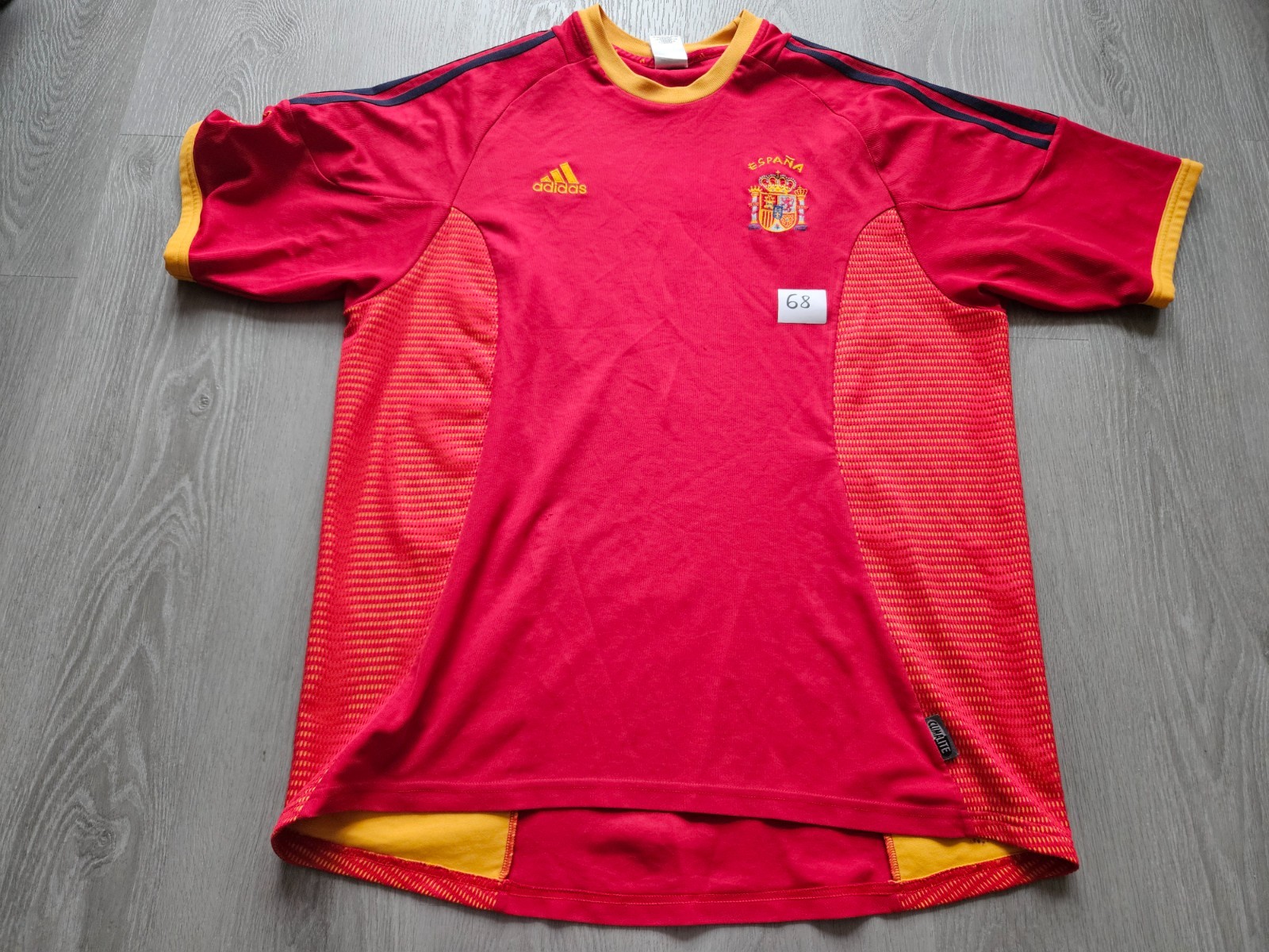 Mens adidas Spain RAUL #7 Home football shirt 2002 - 2004 Size XL for sale on Ebay