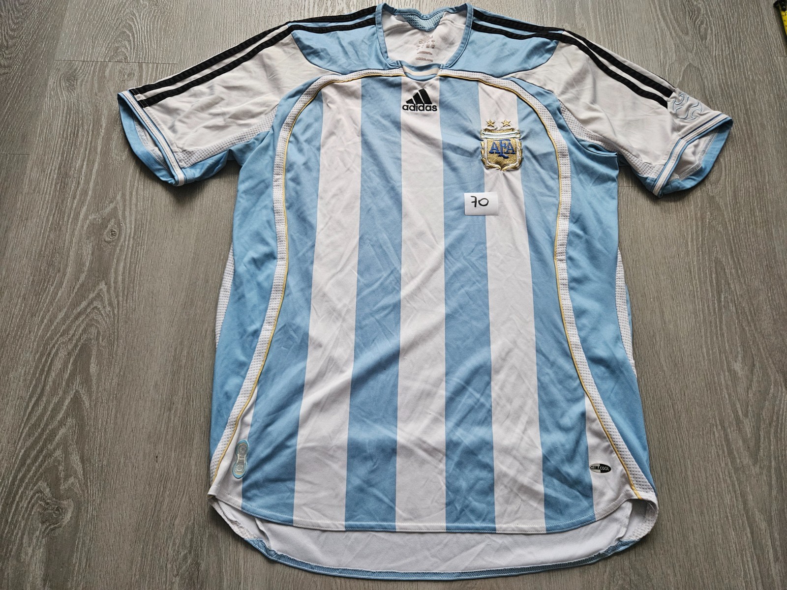 Mens adidas Argentina Home football shirt 2006 - 2007 Size L for sale on Ebay