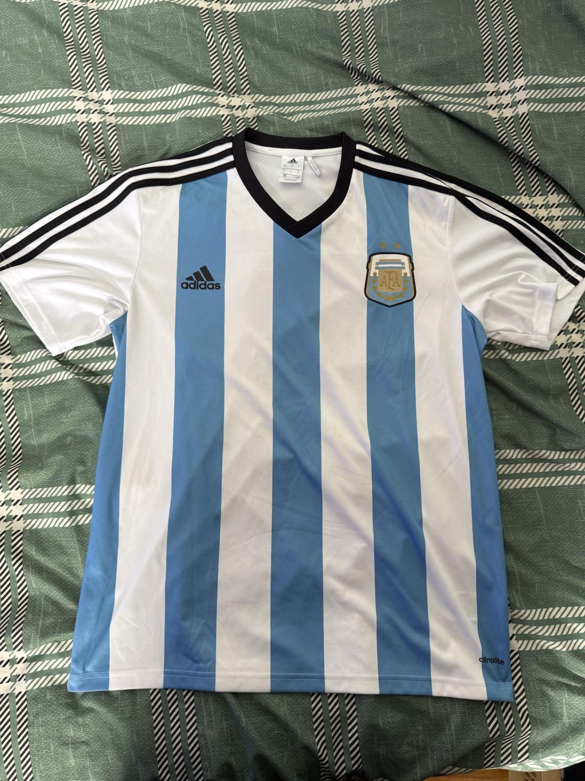 Authentic Argentina 2014 Basic Home Shirt Size L Excellent Condition for sale on Ebay