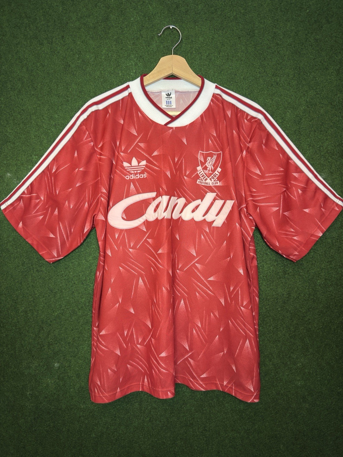 Original Liverpool 1989 Home Football Shirt LARGE ADIDAS RARE for sale on Ebay