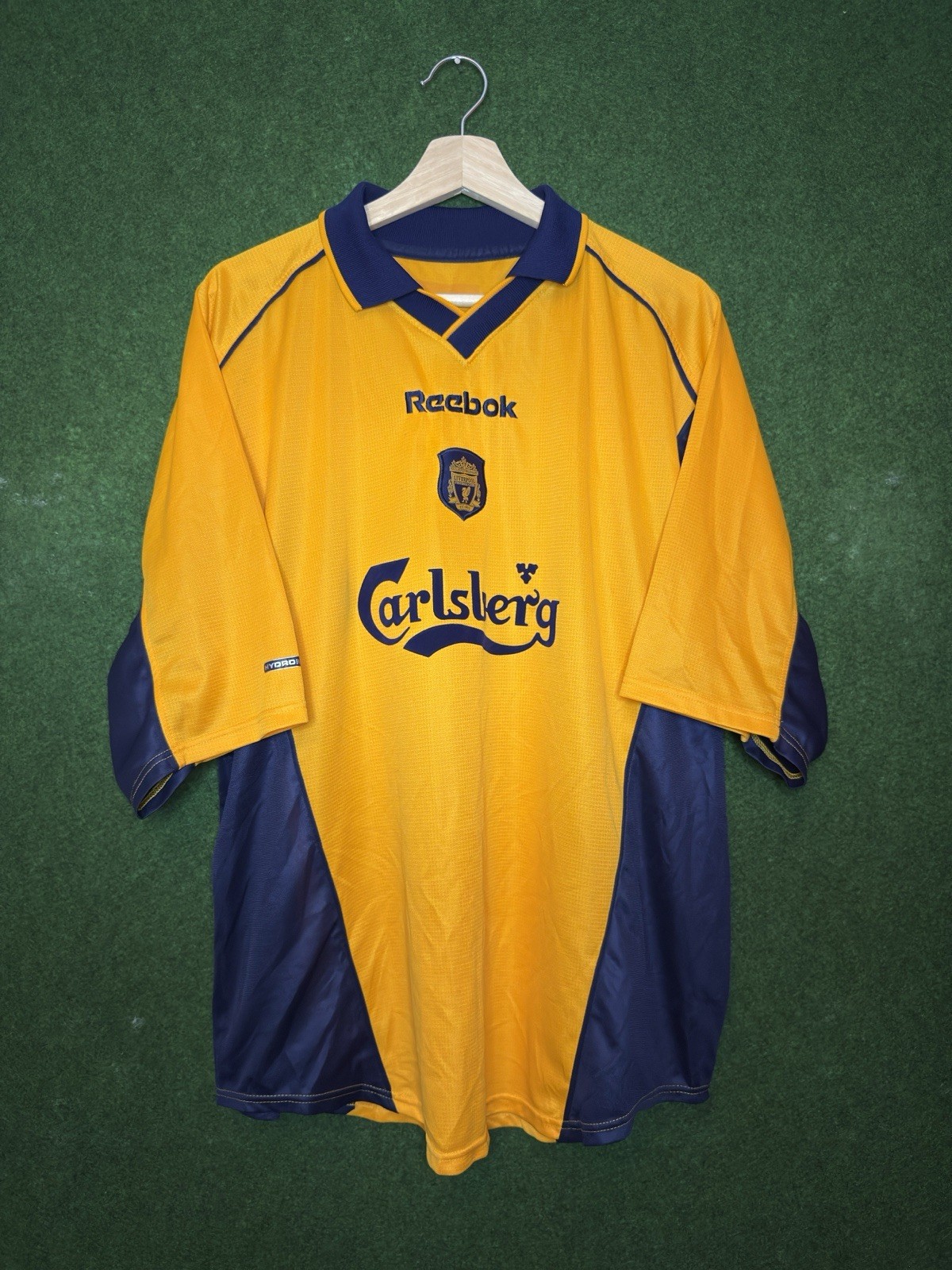 Original Liverpool 2001 Away Football Shirt XXL REEBOK for sale on Ebay