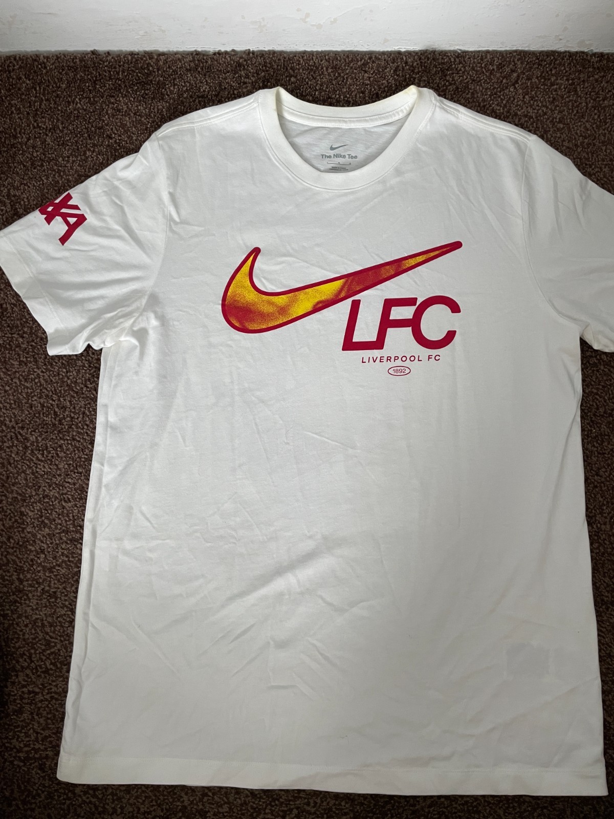 Original Liverpool FC Nike T Shirt New Large - Actual club item for sale on Ebay