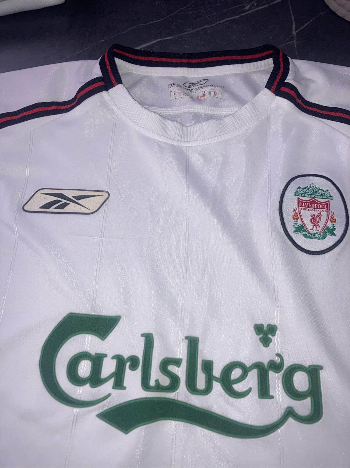 Liverpool 2003-2005 Away Shirt By Reebok. Adult L for sale on Ebay
