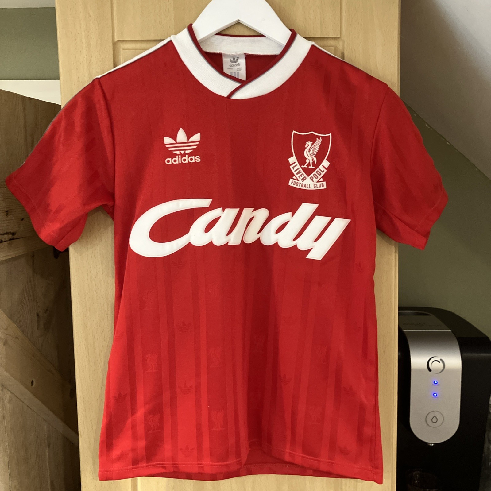 Liverpool 1988-89 Home Shirt Adidas Candy Small 36-38 Good Condition. for sale on Ebay
