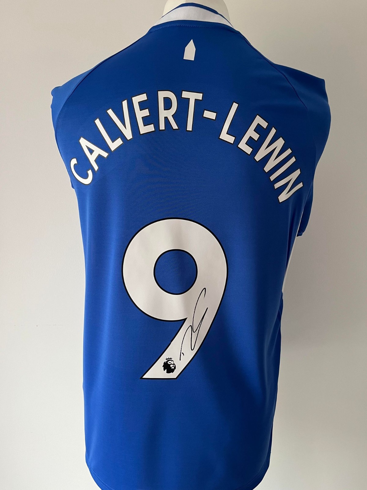 Signed DOMINIC CALVERT-LEWIN Shirt - Everton -COA- England for sale on Ebay