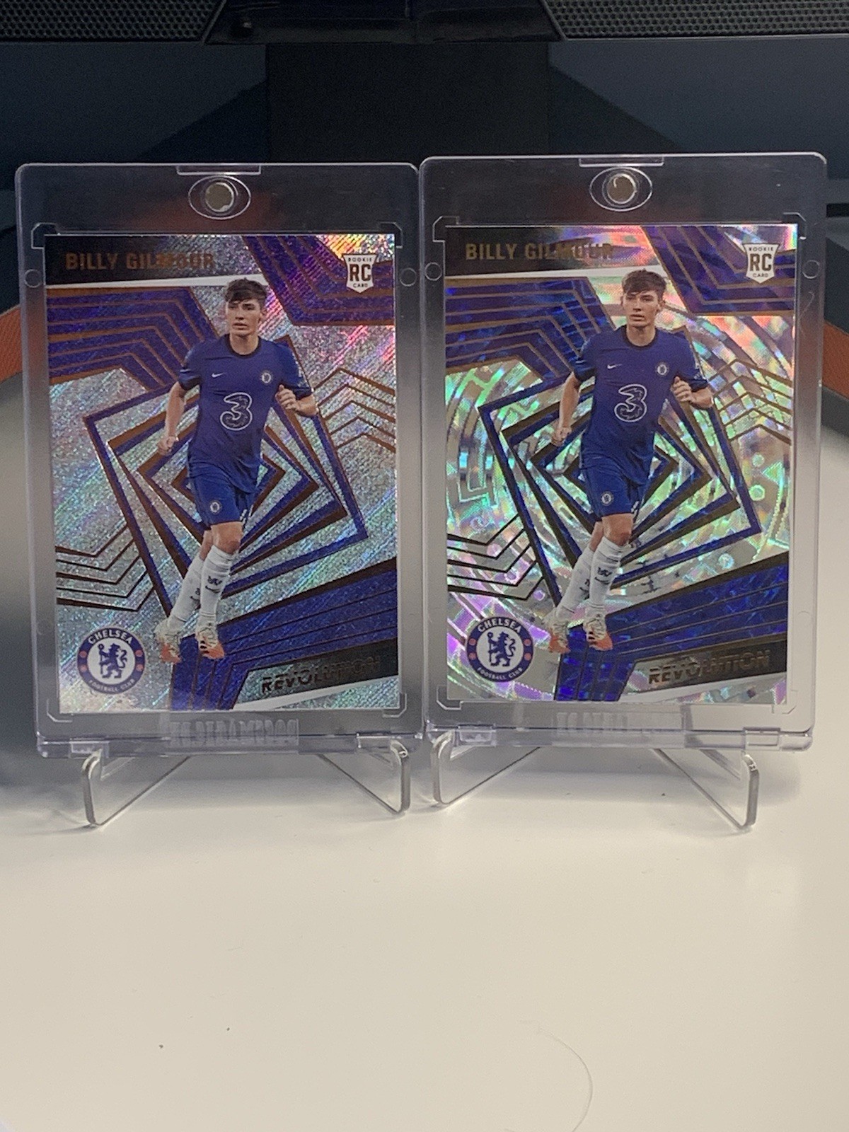 Billy Gilmour RC Panini EPL  Revolutions Fractal Chelsea Brighton Scotland 20/21 for sale on Ebay