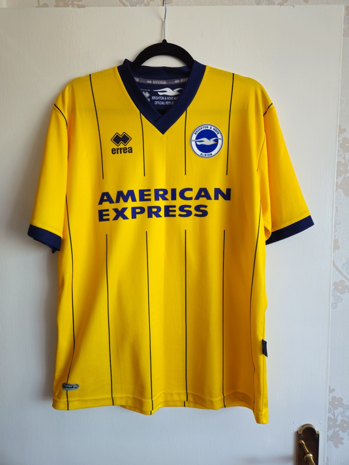Brighton And Hove Albion 2013/14 Away Shirt. Adults Large for sale on Ebay