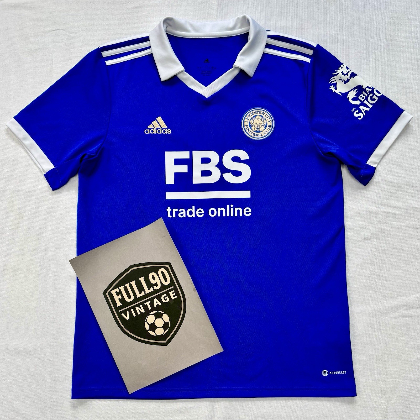 🔵 Leicester City 2022-23 Home Shirt Adidas FBS Bia Saigon Men’s Large for sale on Ebay