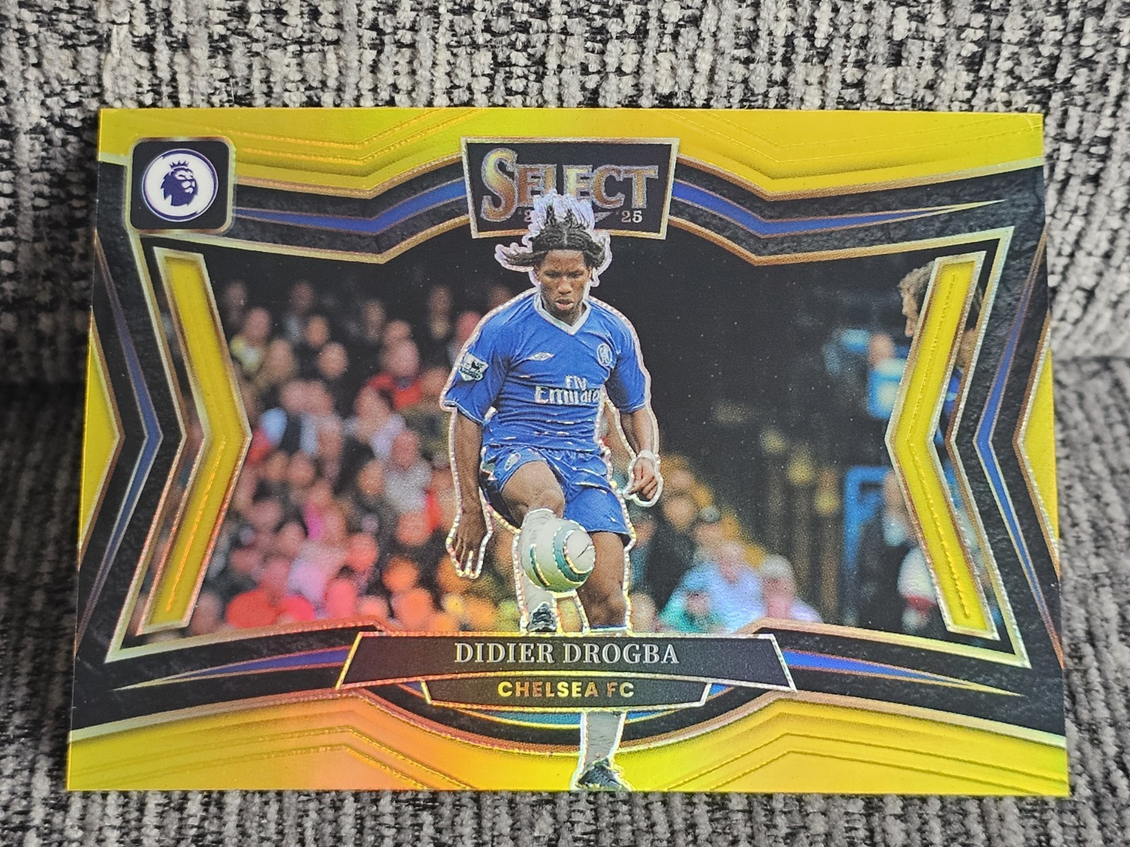 Didier Drogba Gold Numbered 8/10 Field Level Chelsea Select 24 25 Panini for sale on Ebay