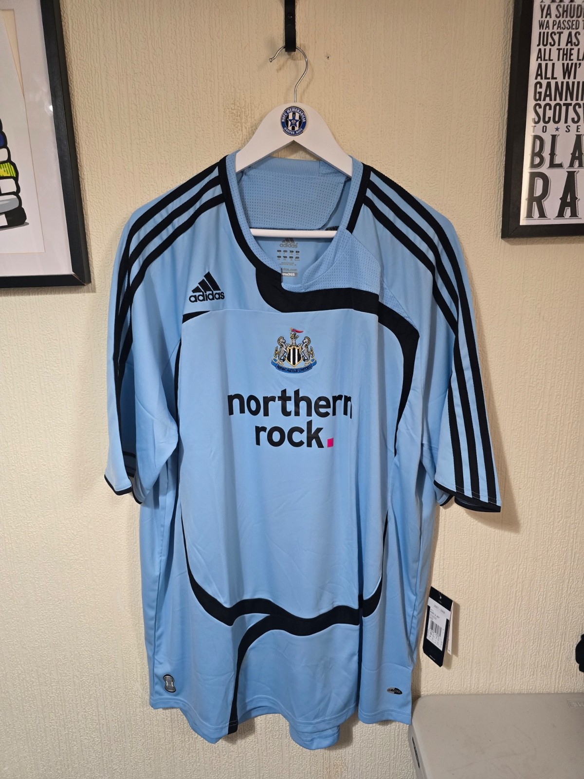 Newcastle United 2007/08 Adidas away shirt, BNWT, XXL for sale on Ebay