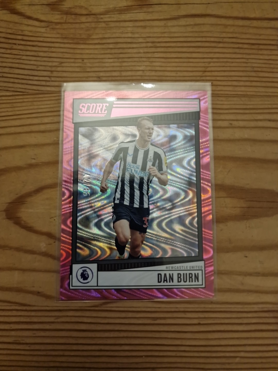 Panini Score - Premier League 22/23 -  Dan Burn - Newcastle - Pink Swirl 42/45  for sale on Ebay