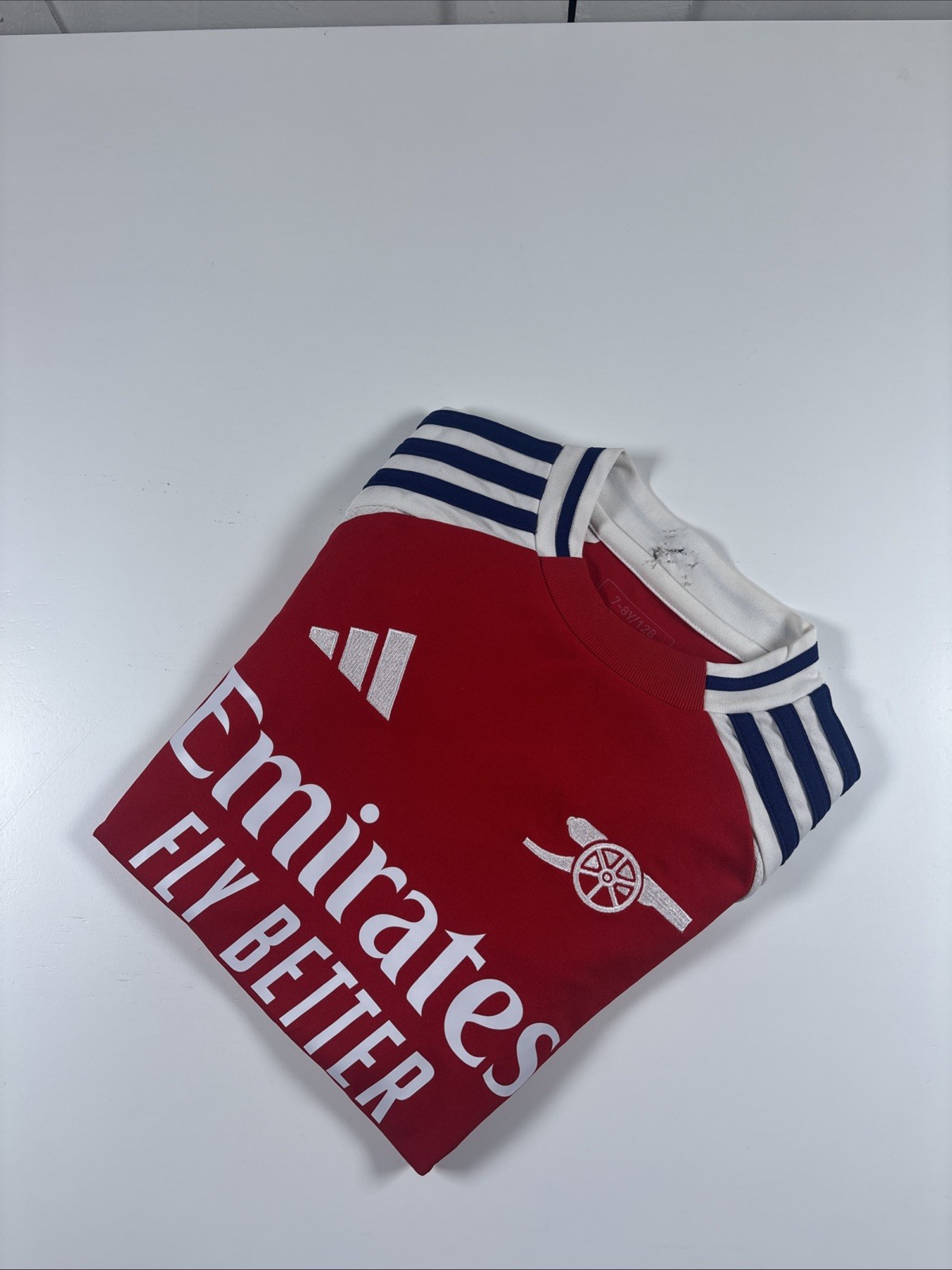 Authentic Adidas Arsenal 2024/25 Home Shirt. Size 7-8 Years.  for sale on Ebay