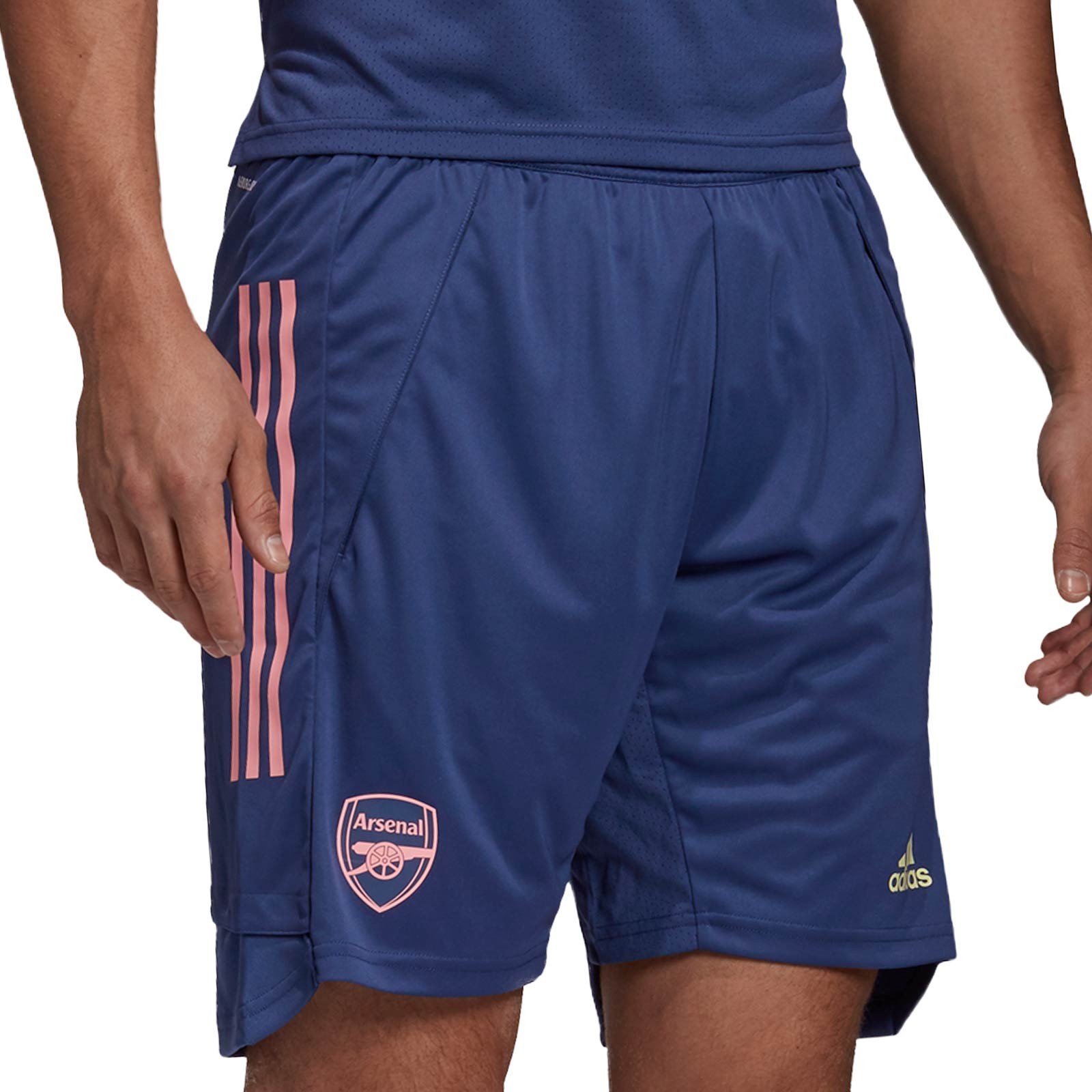 SMALL ARSENAL OFFICIAL 2020 - 2021 ADIDAS AEROREADY TRAINING SHORTS for sale on Ebay