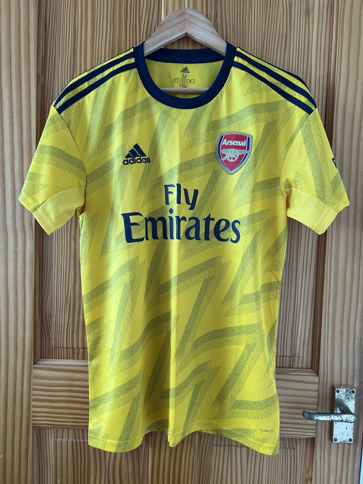 Adidas Arsenal Football Shirt Mens Medium 2019/20 Away Yellow Bruised Banana  for sale on Ebay