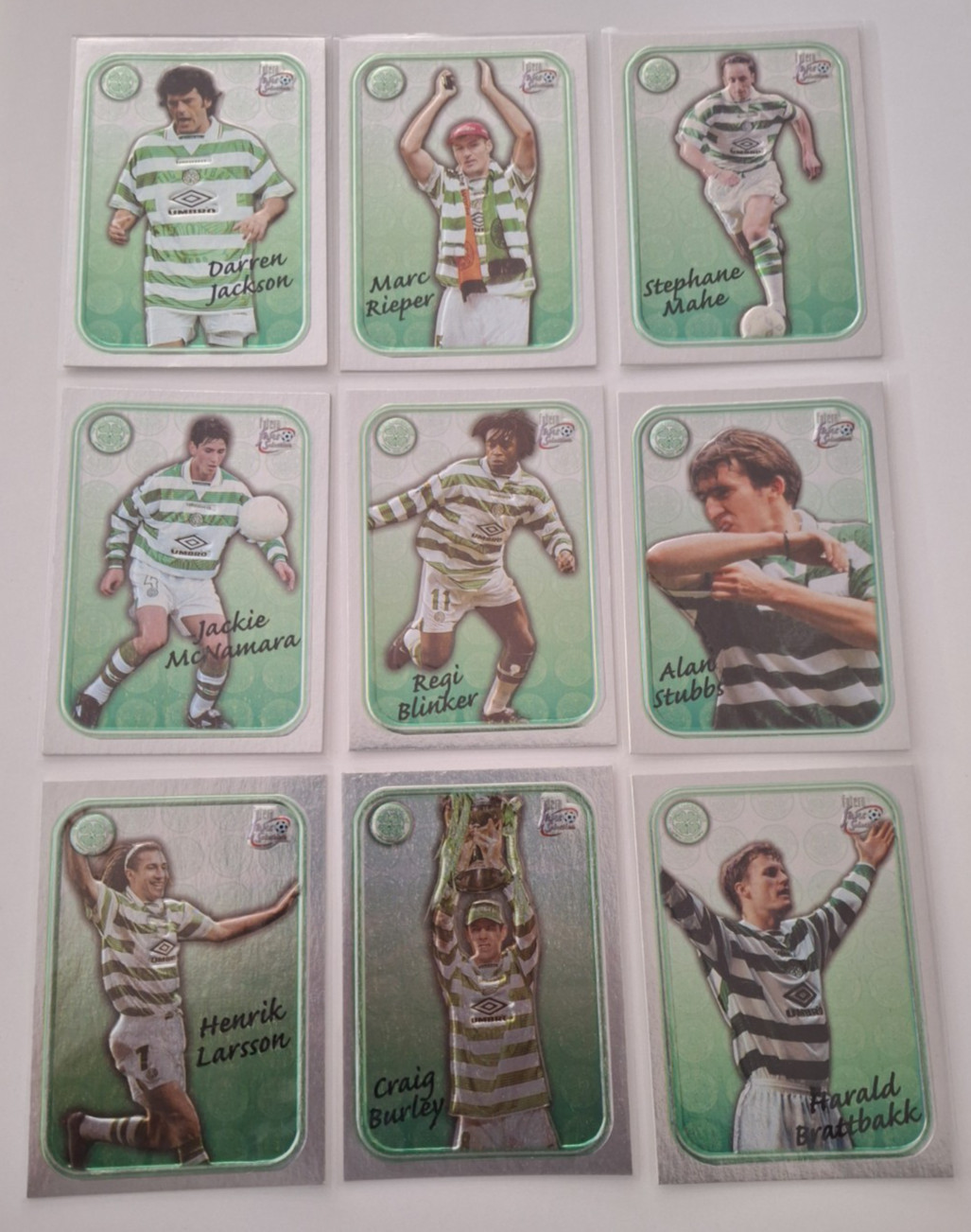 FUTERA 1997 FANS SELECTION - CELTIC  COMPLETE SE -SILVER FOIL EMBOSSED CHASE SET for sale on Ebay