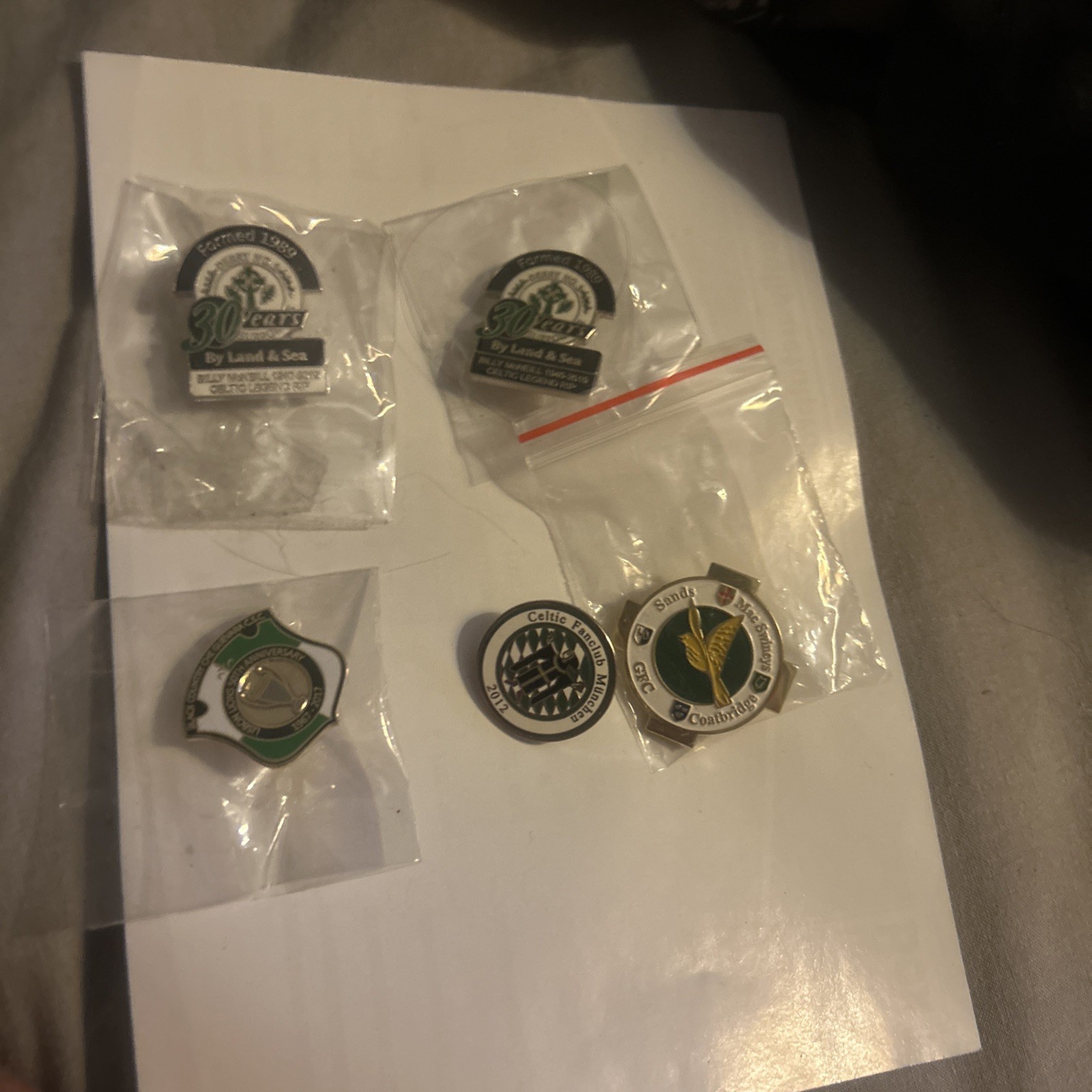 Celtic CSC Badges X 5 Some Rare for sale on Ebay