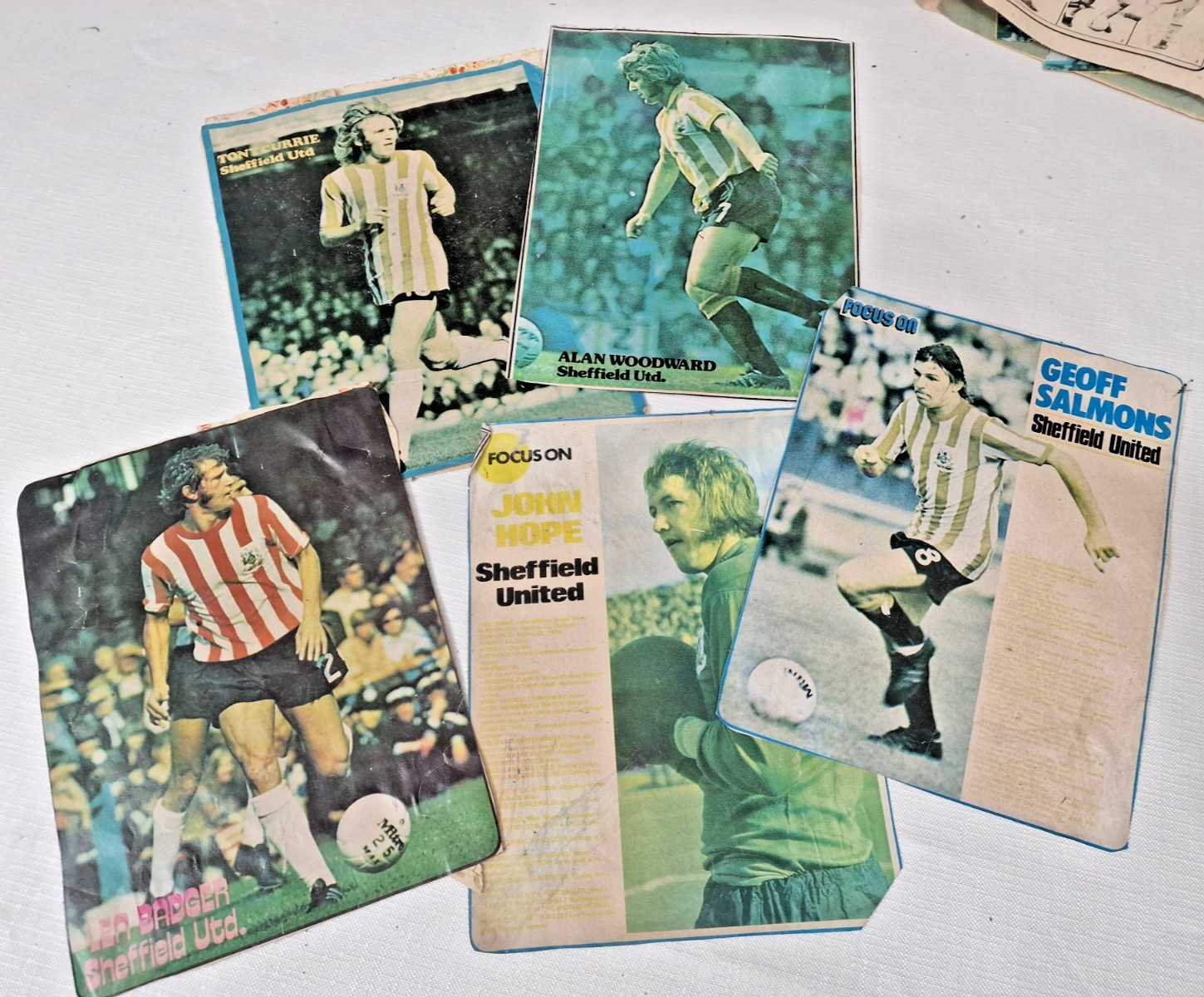 Vintage Pin-up Posters Sheffield United FC Football Club Memorabilia Rare 1970's for sale on Ebay