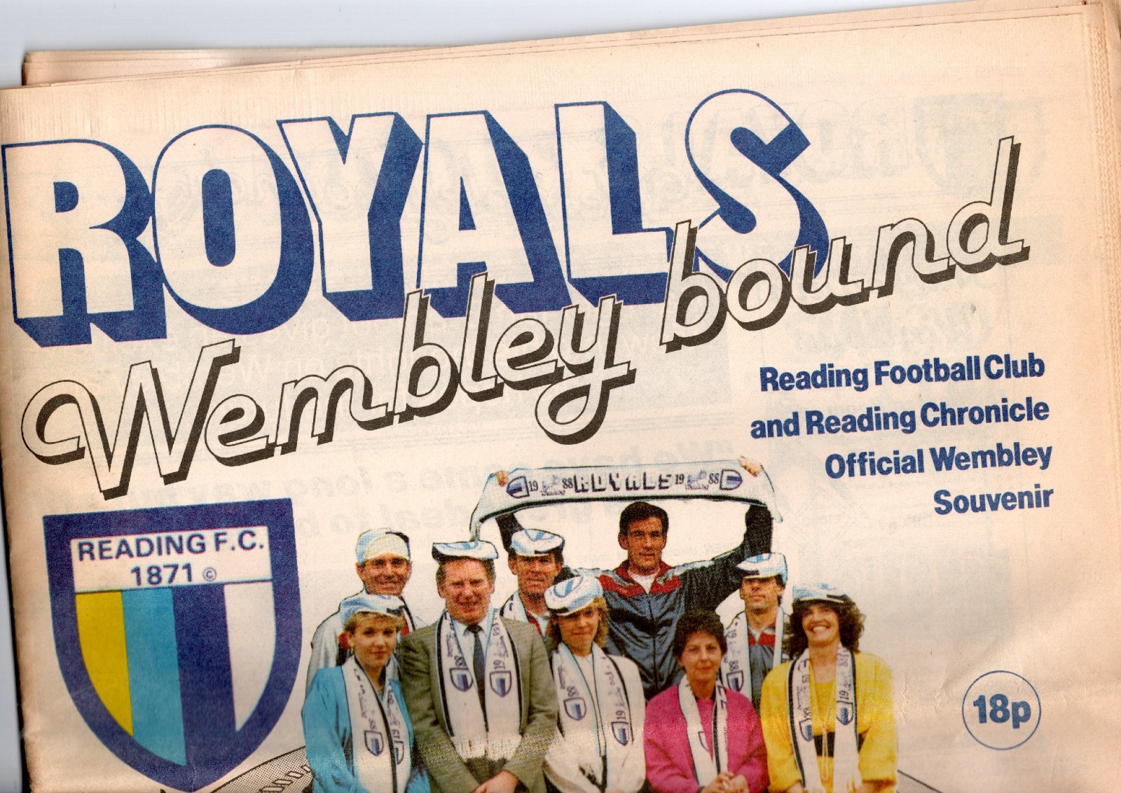 Official newspaper + 2 programmes Reading v Luton Simod Final 1988 + Semi Final for sale on Ebay