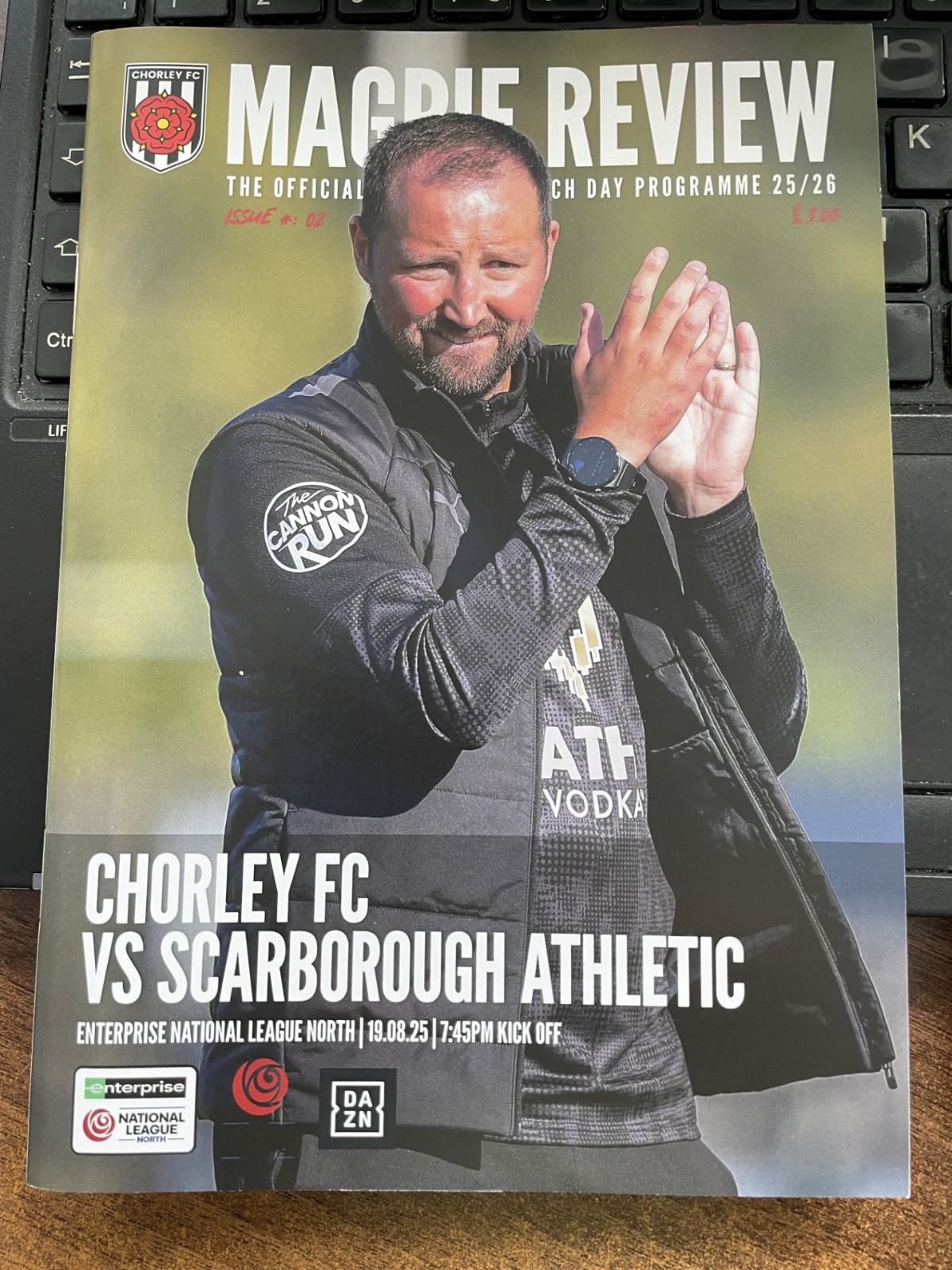 2025/26 CHORLEY V SCARBOROUGH ATHLETIC - NATIONAL LEAGUE NORTH for sale on Ebay