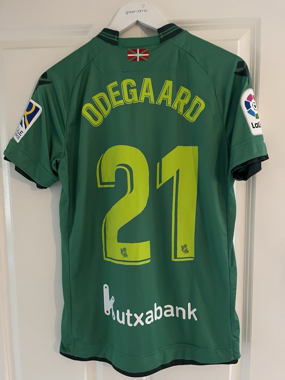 Real Sociedad Football Shirt ODEGARRD 21 Match Worn Player Issue Medium for sale on Ebay