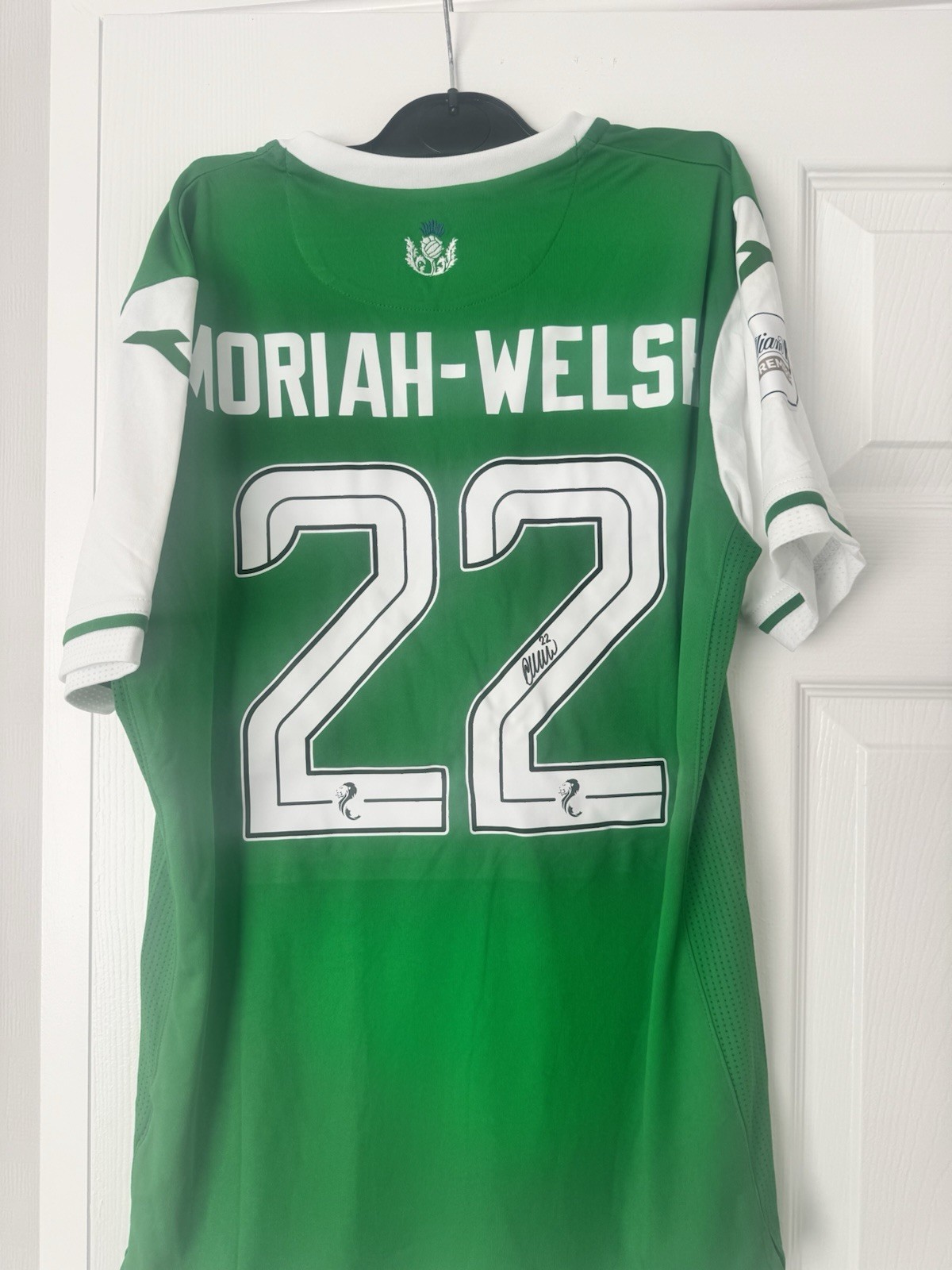 Match Worn Nathan Moriah Welsh Hibernian Shirt for sale on Ebay