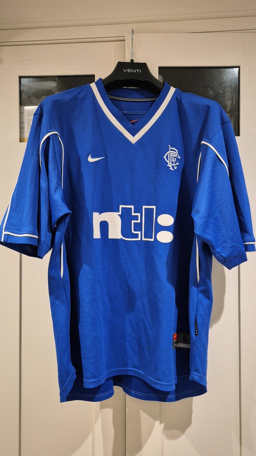 Original Glasgow Rangers Home Football Shirt 99/01 for sale on Ebay