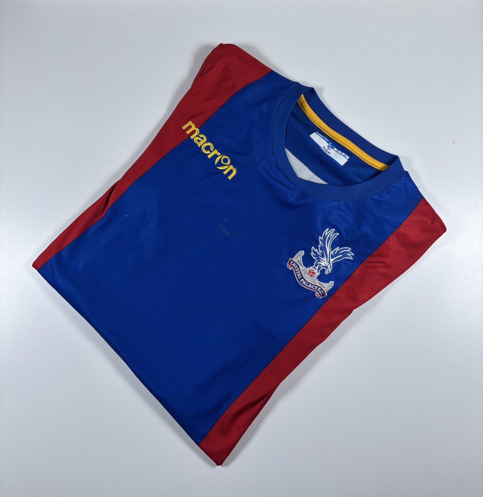 Authentic Macron Crystal Palace 2012/13 Home Shirt. Size XXL. for sale on Ebay