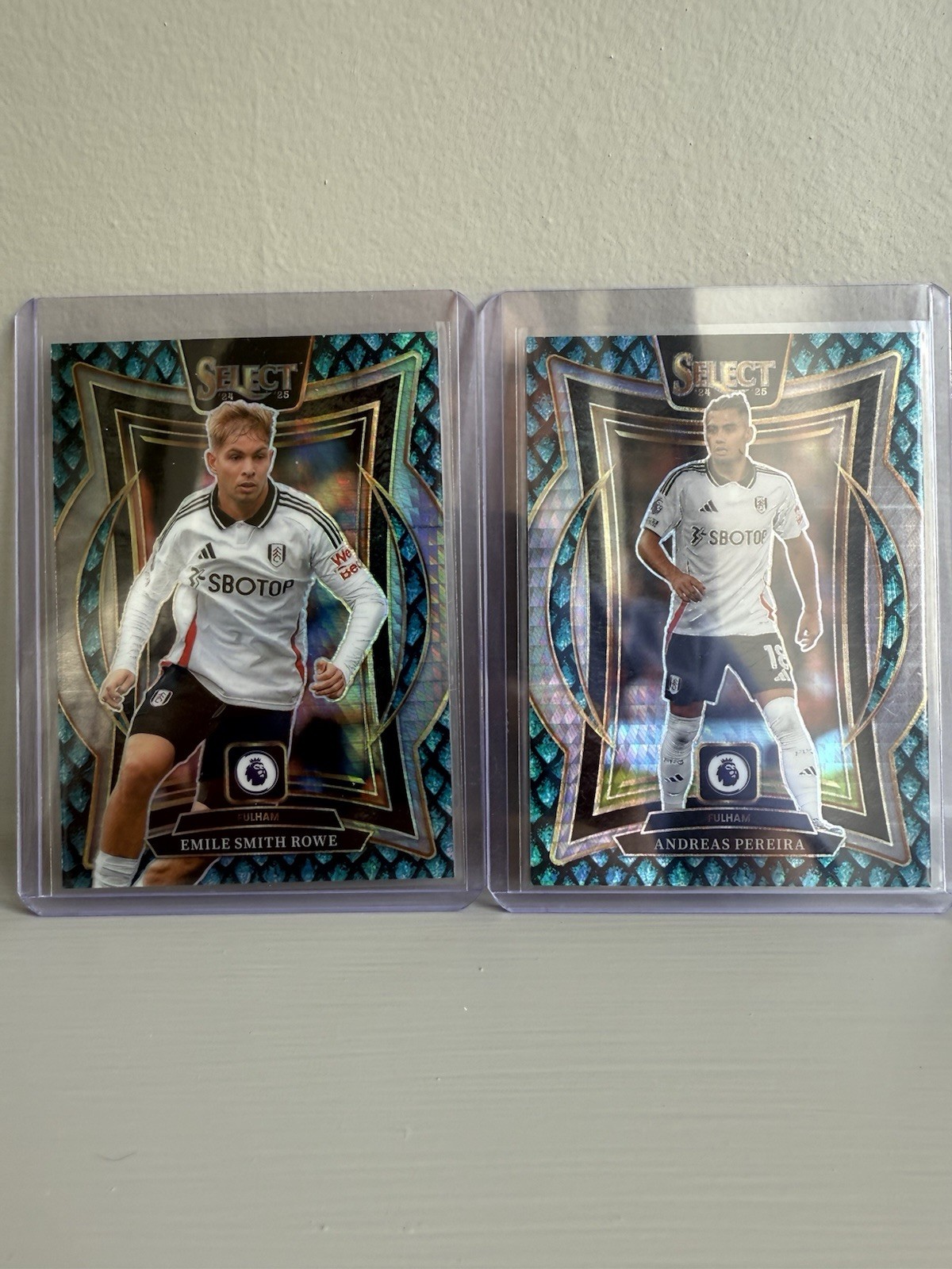 Panini Select Premier League Fulham Dragonsacle Smith Rowe, Pereira/48 for sale on Ebay