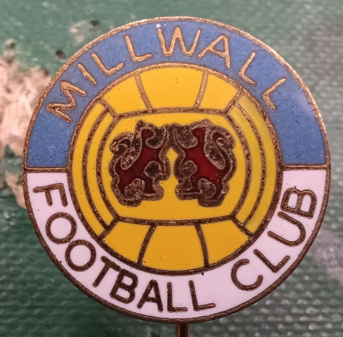 RARE England Millwall FC Football Club Enamel Pin Badge for sale on Ebay