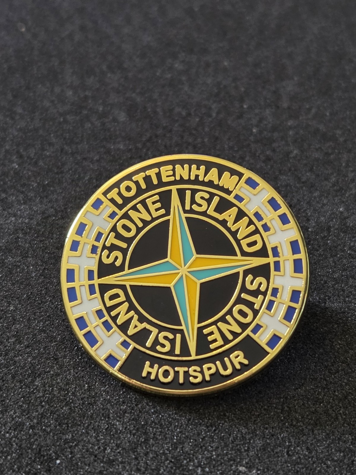 Tottenham Badge  black for sale on Ebay