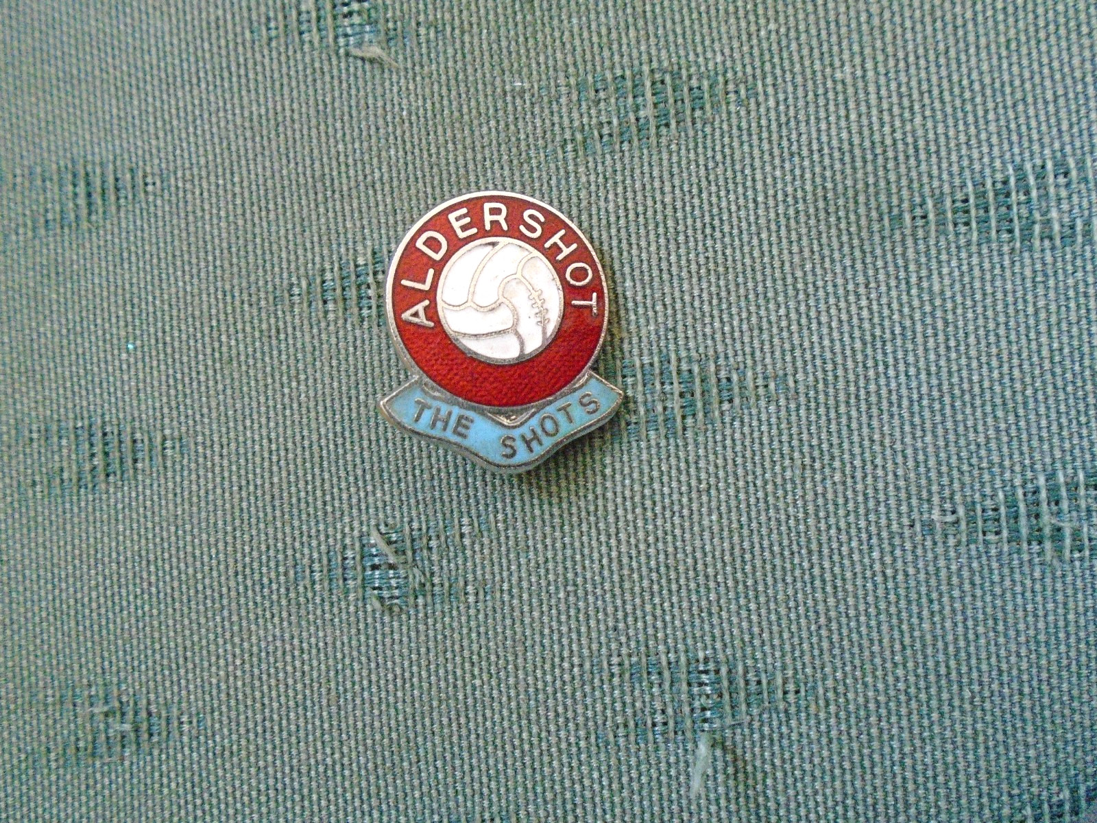 VINTAGE ALDERSHOT FOOTBALL CLUB - THE SHOTS - ENAMEL PIN BADGE for sale on Ebay