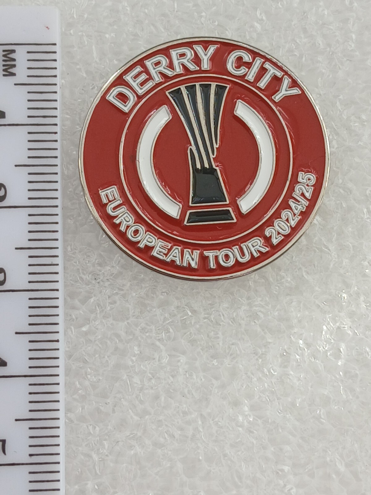 Derry City FC (League of Ireland) 2024/25 European Tour Badge for sale on Ebay