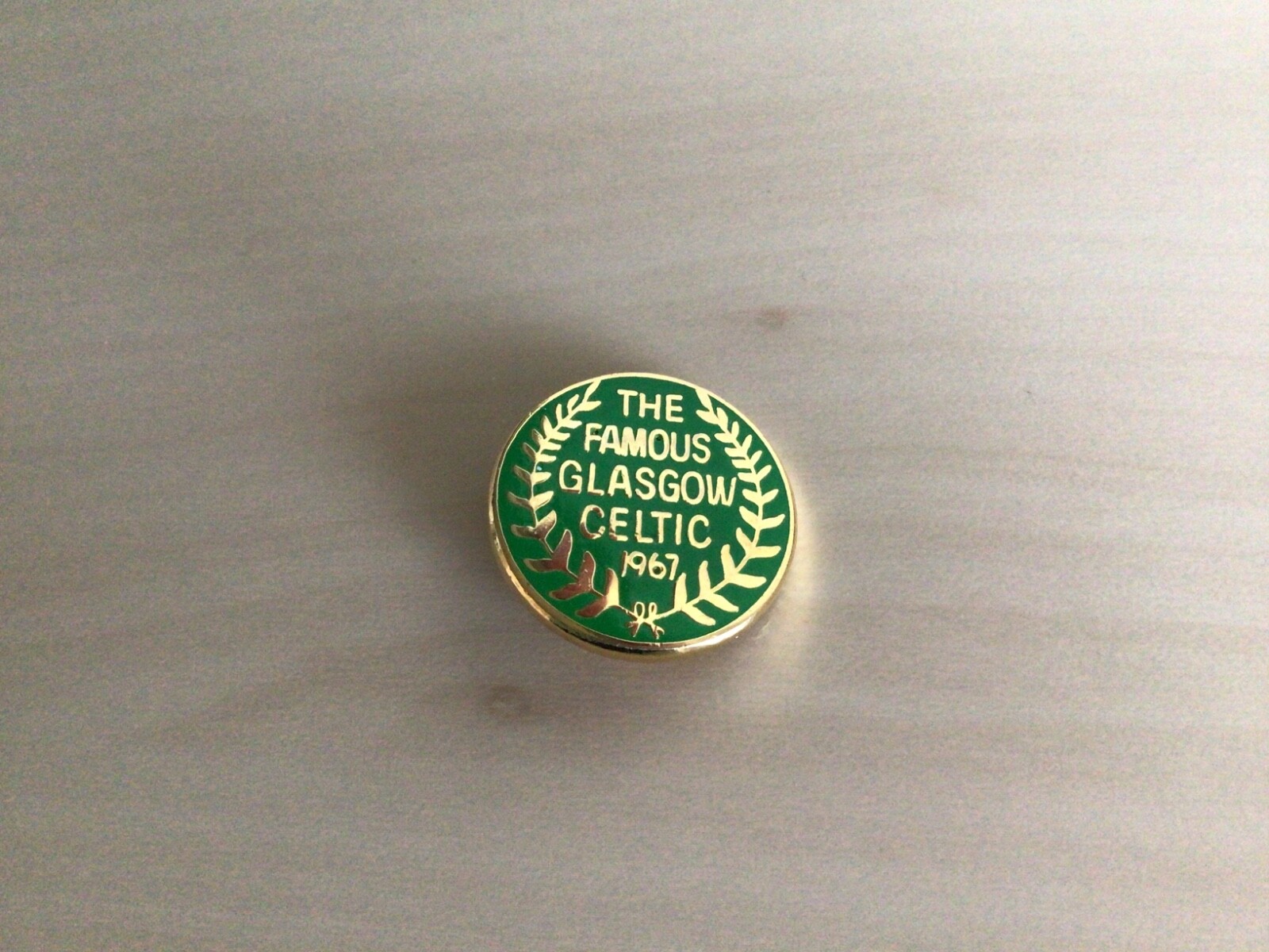 Celtic fc badge - old - small -The Famous Glasgow Celtic 1967 for sale on Ebay