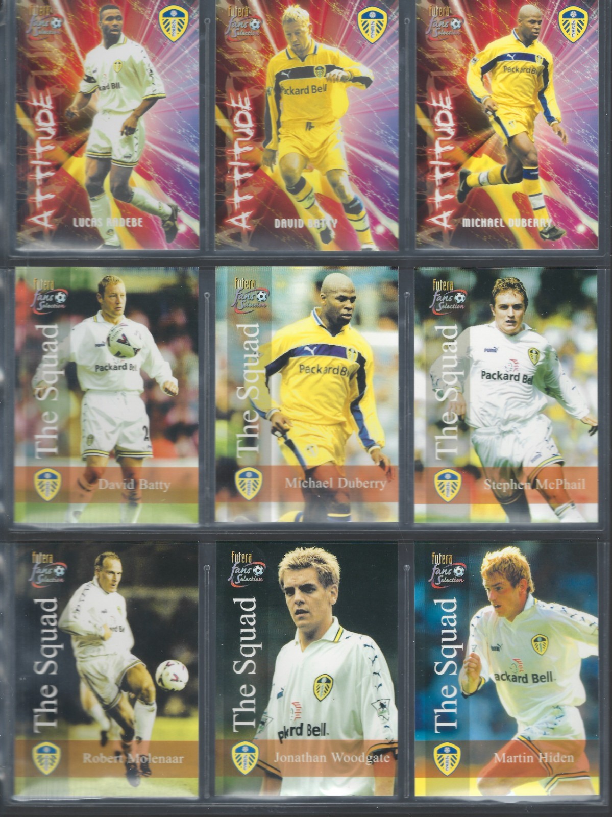 FUTERA 2000 FANS SELECTION - LEEDS UNITED  COMPLETE 50 CARD SET -EX for sale on Ebay