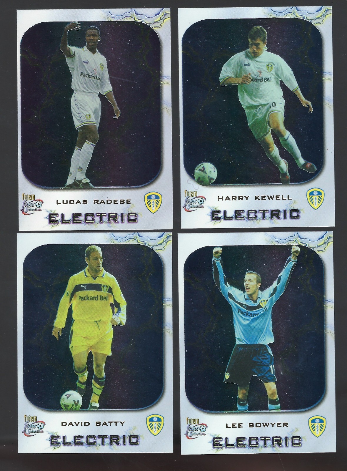 FUTERA 2000 FANS SELECTION- LEEDS UNITED  COMPLETE  ELECTRIC FOIL CHASE SET for sale on Ebay