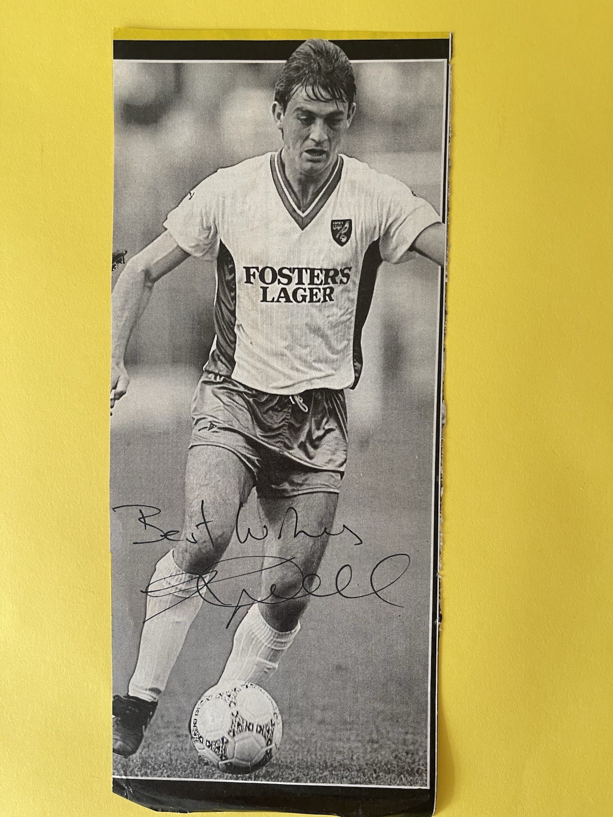Kevin Drinkell - Norwich City Fc Signed Picture for sale on Ebay