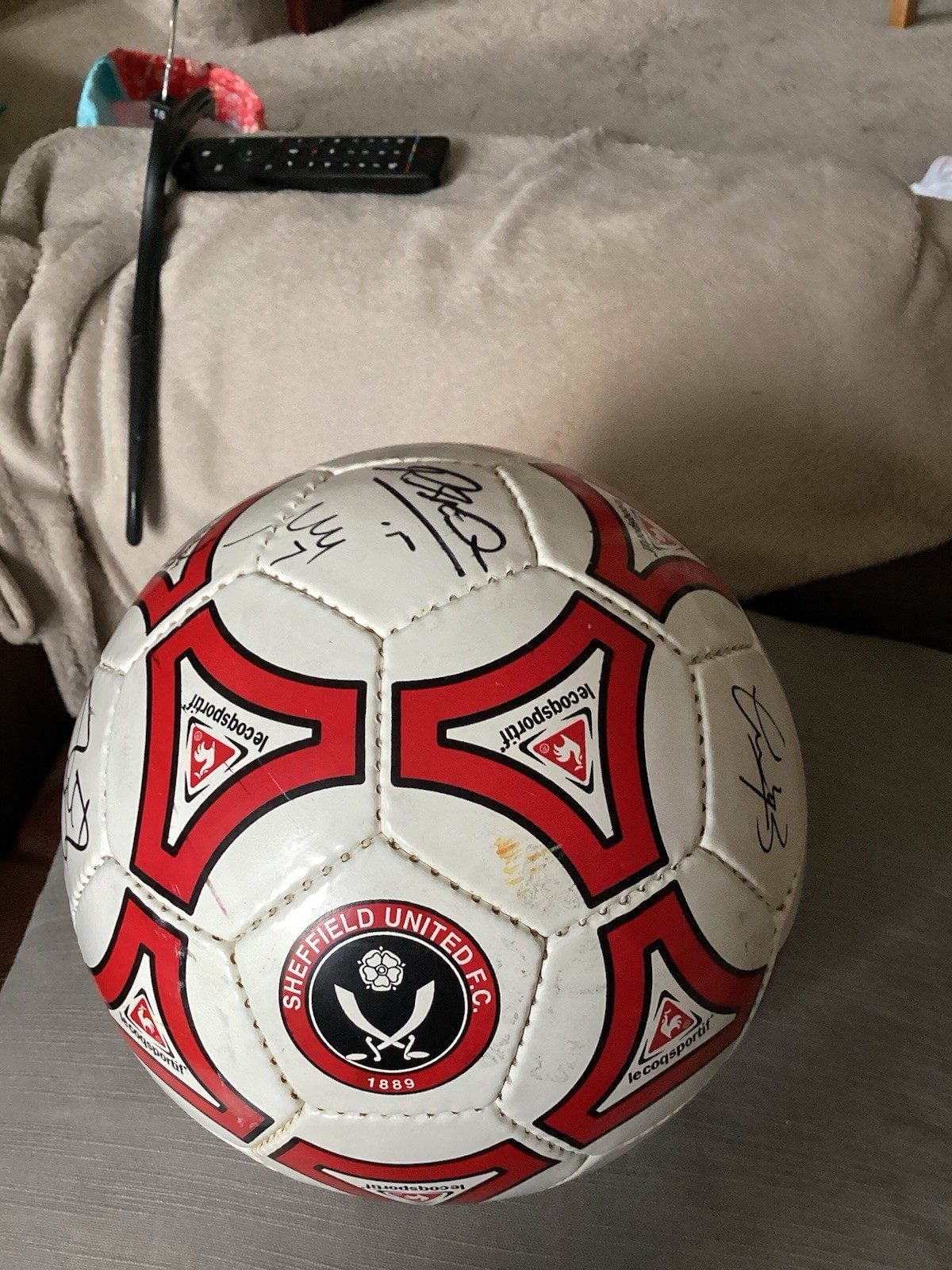 Sheffield United Football Season 2011/2022 Autographed Ball for sale on Ebay