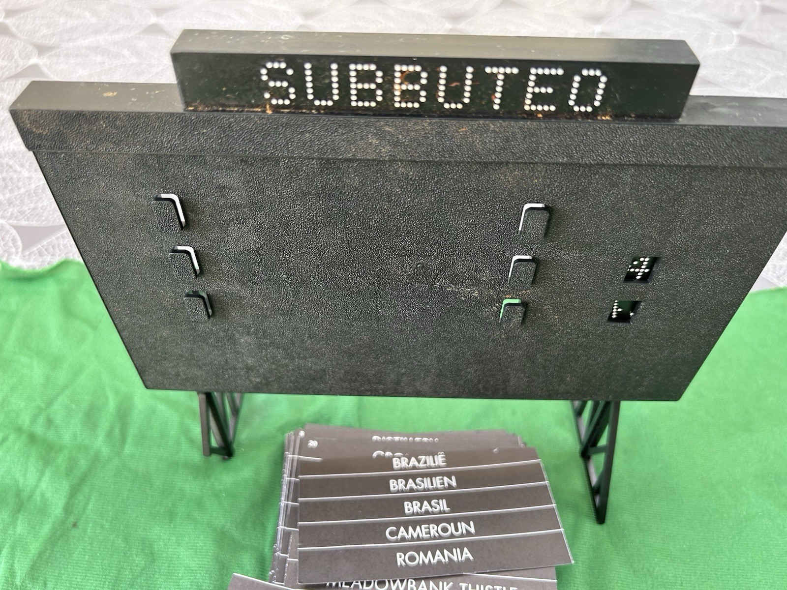 Subbuteo Scoreboard for sale on Ebay