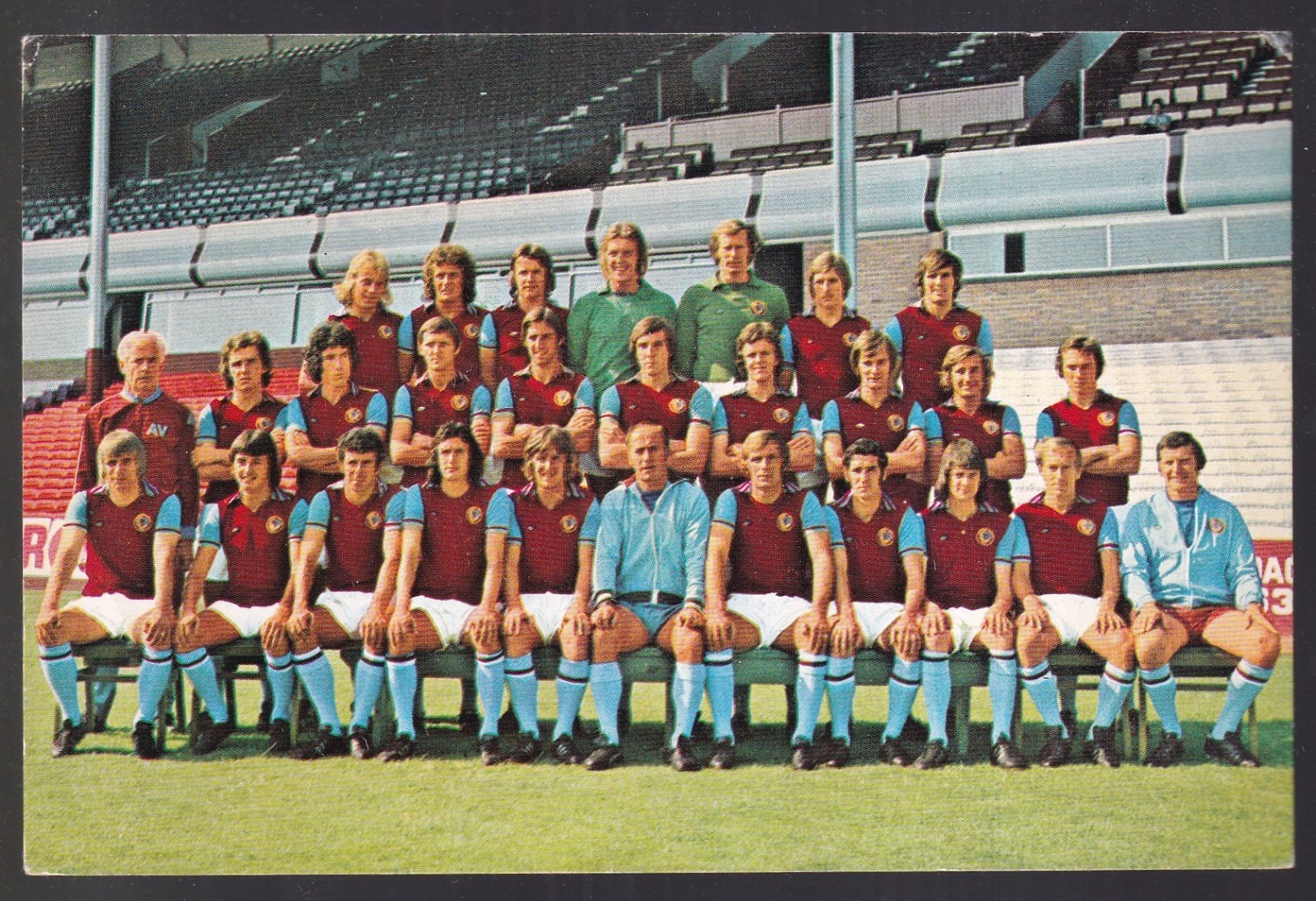 Aston Villa Team Football Squad 1975/76 Postcard for sale on Ebay