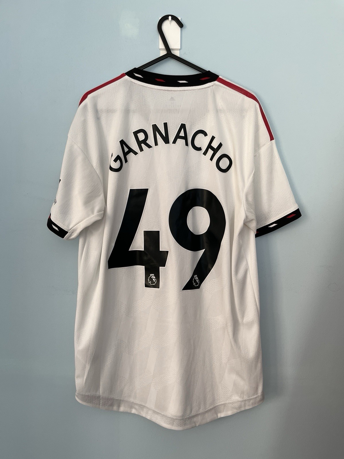 Original Manchester United 2022/23 Away Heat.RDY Shirt Adidas M - Garnacho 49 for sale on Ebay