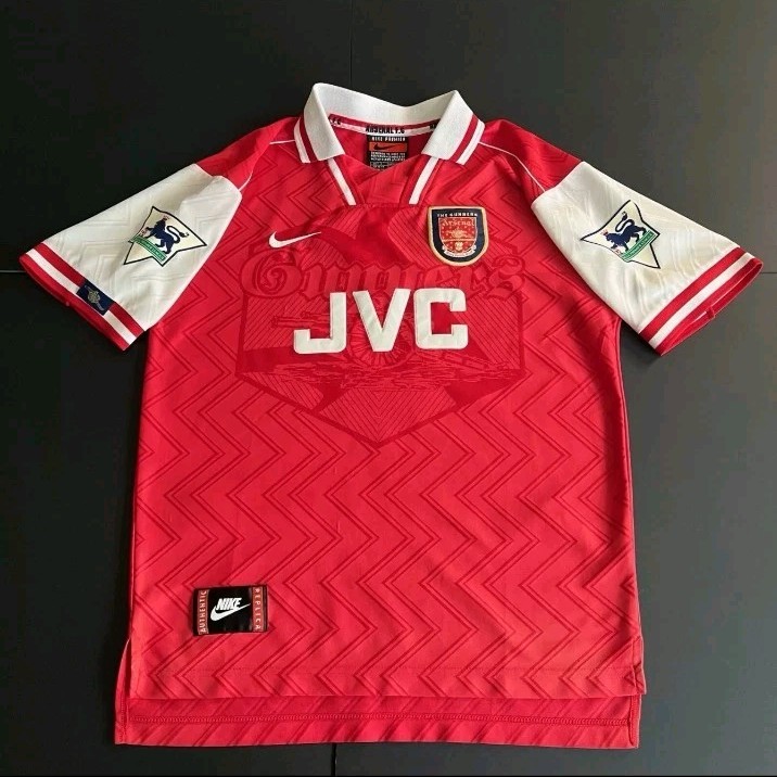 Arsenal 96-98 Home Kit - Men's Size S - Wright 8 printing for sale on Ebay